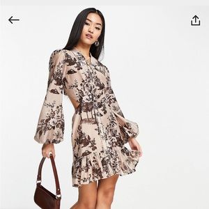 ASOS DESIGN Cut Out Mini Dress